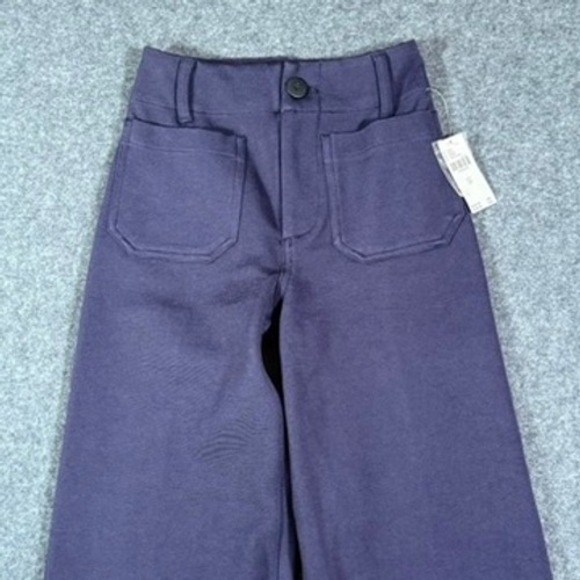 Maeve The Colette Wide Leg Cropped Pants Sailor Patch Pocket Womens Size 23 NWT - Picture 3 of 13